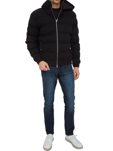Мужская куртка BOSS Knitwear NERO