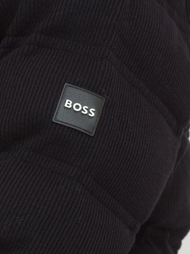 Мужская куртка BOSS Knitwear NERO