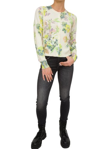 Женский кардиган TWIN-SET CARDIGAN A MAGLIA STAMPATO FANTASIA