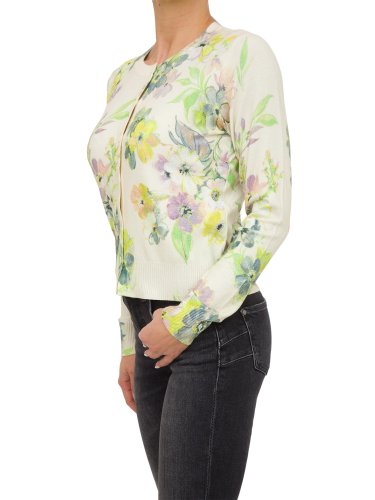 Женский кардиган TWIN-SET CARDIGAN A MAGLIA STAMPATO FANTASIA