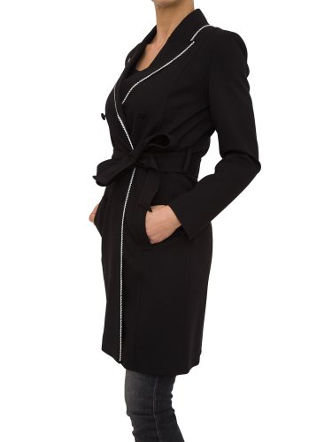 Женский тренч TWIN-SET TRENCH CORTO NERO