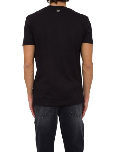 Чоловіча футболка PHILIPP PLEIN T-SHIRT ROUND NECK SS NERO