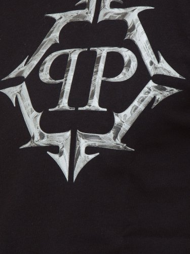Чоловіча футболка PHILIPP PLEIN T-SHIRT ROUND NECK SS NERO