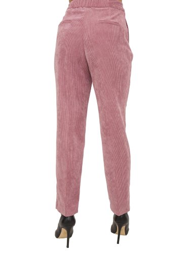 Жіночі повсякденні штани NENETTE PANTALONE REGULAR VELLUTO ROCCIATORE ROSA