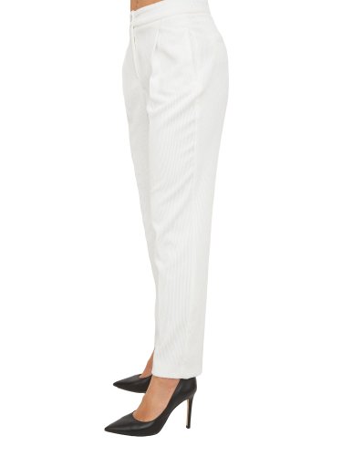 Женские повседневные брюки NENETTE PANTALONE REGULAR VELLUTO ROCCIATORE BIANCO
