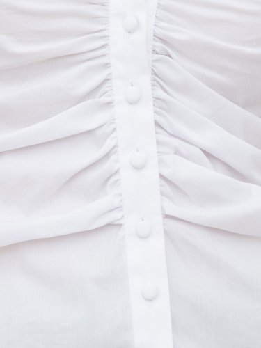 Женская рубашка с длинным рукавом NENETTE CAMICIA POPELINE BIANCO