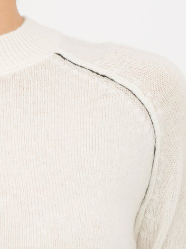 Жіночий светр NENETTE MAGLIA GIROCOLLO BIANCO