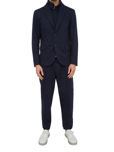 Мужские повседневные брюки EMPORIO ARMANI SD - TROUSERS BLU