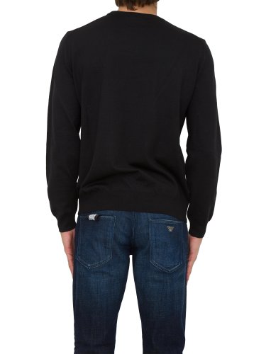 Мужской свитер BOSS Knitwear NERO