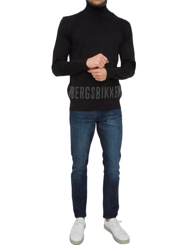 Чоловічий светр BIKKEMBERGS MAGLIA NERO