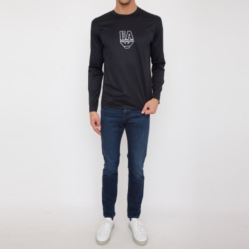 Мужская футболка EMPORIO ARMANI T-SHIRT BLU