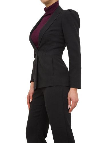 Женский пиджак NENETTE GIACCA MODA CREPE FLUIDO NERO