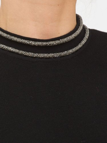 Жіноче плаття NENETTE MAGLIA C/NODO SERPENTINA STRASS NERO