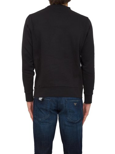 Мужская толстовка LA MARTINA MAN FLEECE CREW NECK BRUSHED F NERO