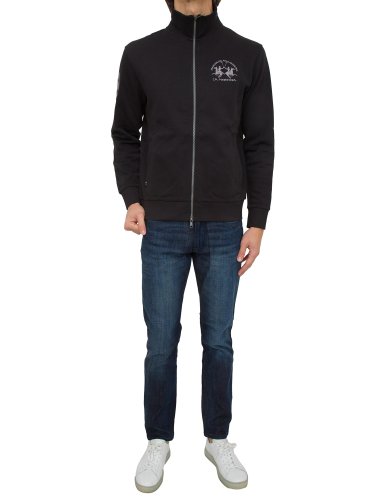 Мужская толстовка LA MARTINA MAN FLEECE BRUSHED FLEECE NERO