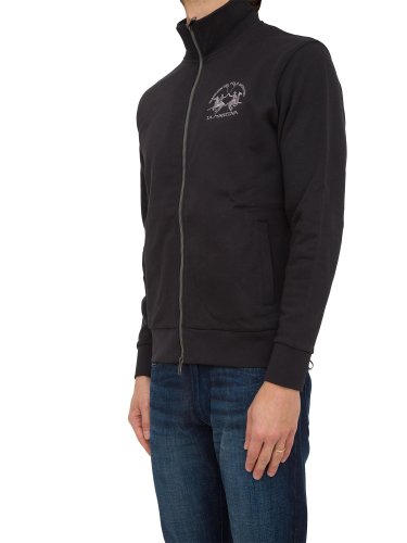 Мужская толстовка LA MARTINA MAN FLEECE BRUSHED FLEECE NERO