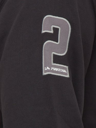 Мужская толстовка LA MARTINA MAN FLEECE BRUSHED FLEECE NERO