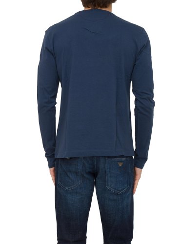Мужской свитер LA MARTINA MAN T-SHIRT L/S JERSEY BLU