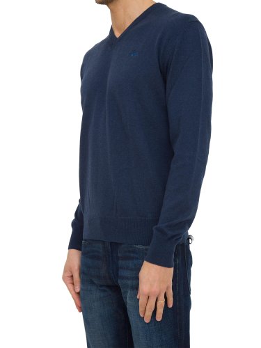 Мужской свитер LA MARTINA MAN TRICOT V NECK BLU