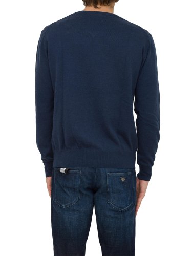 Мужской свитер LA MARTINA MAN TRICOT V NECK BLU