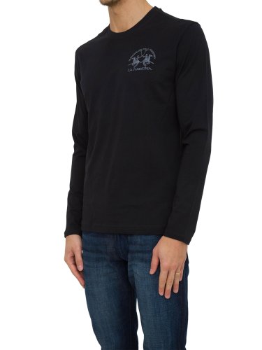 Чоловічий светр LA MARTINA MAN T-SHIRT JERSEY NERO