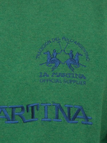 Чоловічий светр LA MARTINA MAN SWEATER LAMBSCOT VERDE