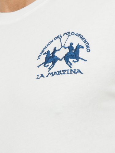 Чоловічий светр LA MARTINA MAN T-SHIRT JERSEY BIANCO