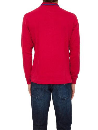 Чоловіче поло LA MARTINA  MAN POLO HEAVY JERSEY ROSSO