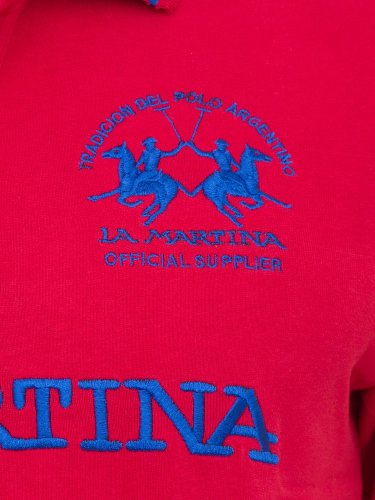 Чоловіче поло LA MARTINA  MAN POLO HEAVY JERSEY ROSSO