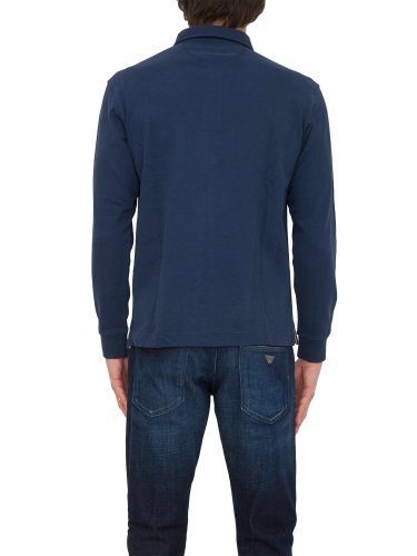 Мужское поло LA MARTINA MAN POLO HEAVY JERSEY BLU