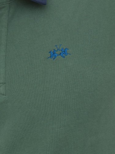 Чоловіче поло LA MARTINA MAN POLO HEAVY JERSEY VERDE