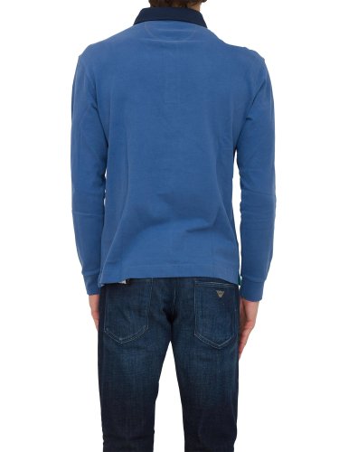 Мужское поло LA MARTINA MAN POLO HEAVY JERSEY BLU