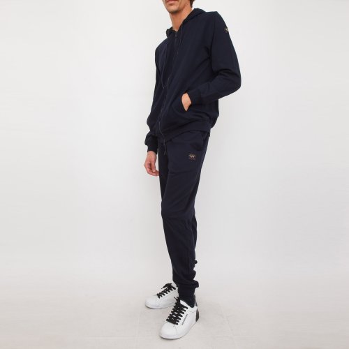 Мужской спортивный костюм PAUL&SHARK TUTA BASE COTONE BLU