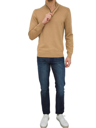Мужской свитер BOSS Knitwear BEIGE
