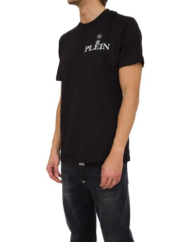 Чоловіча футболка PHILIPP PLEIN T-SHIRT ROUND NECK SS NERO