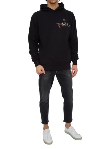 Чоловіча толстовка PHILIPP PLEIN HOODIE SWEATSHIRT NERO