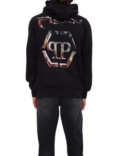 Чоловіча толстовка PHILIPP PLEIN HOODIE SWEATSHIRT NERO