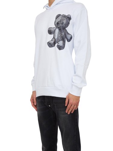 Чоловіча толстовка PHILIPP PLEIN HOODIE SWEATSHIRT BIANCO