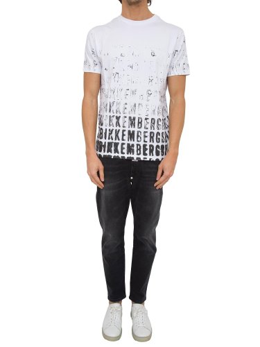 Чоловіча футболка BIKKEMBERGS T-SHIRT BIANCO