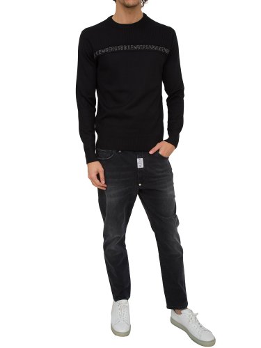Мужской свитер BIKKEMBERGS  MAGLIA NERO