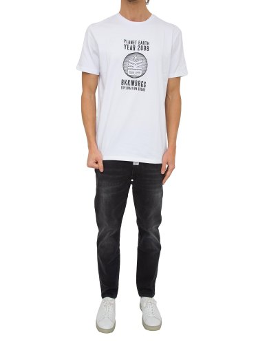 Чоловіча футболка BIKKEMBERGS T-SHIRT BIANCO