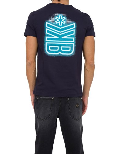 Чоловіча футболка BIKKEMBERGS T-SHIRT BLU