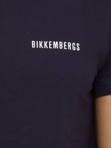 Чоловіча футболка BIKKEMBERGS T-SHIRT BLU