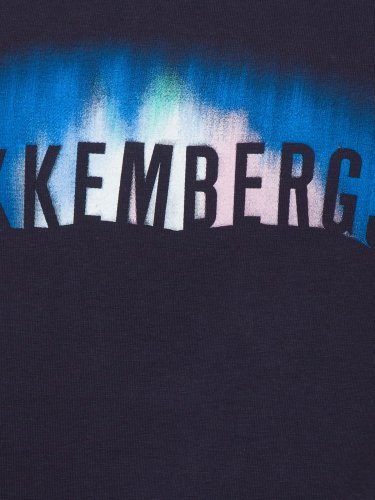 Чоловіча футболка BIKKEMBERGS T-SHIRT BLU