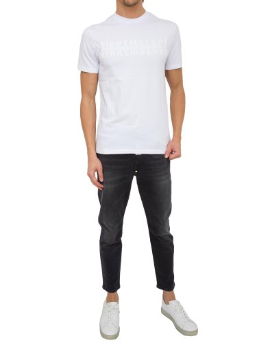Чоловіча футболка BIKKEMBERGS T-SHIRT BIANCO