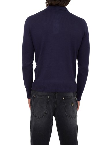 Чоловіче поло BIKKEMBERGS MAGLIA BLU