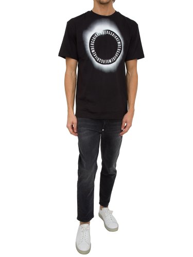 Чоловіча футболка BIKKEMBERGS T-SHIRT NERO