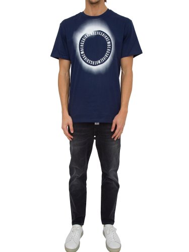 Чоловіча футболка BIKKEMBERGS T-SHIRT BLU
