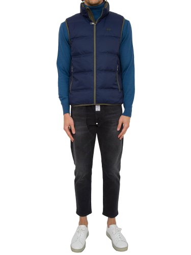 Мужская жилет LA MARTINA MAN VEST OUTDOOR NYLON BLU