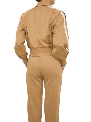 Женская толстовка TWIN-SET FELPA APERTA CAMMELLO